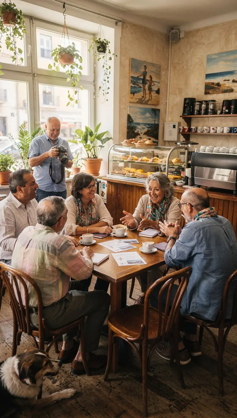 Dancers engaging in a vibrant social meetup promoting cognitive health.