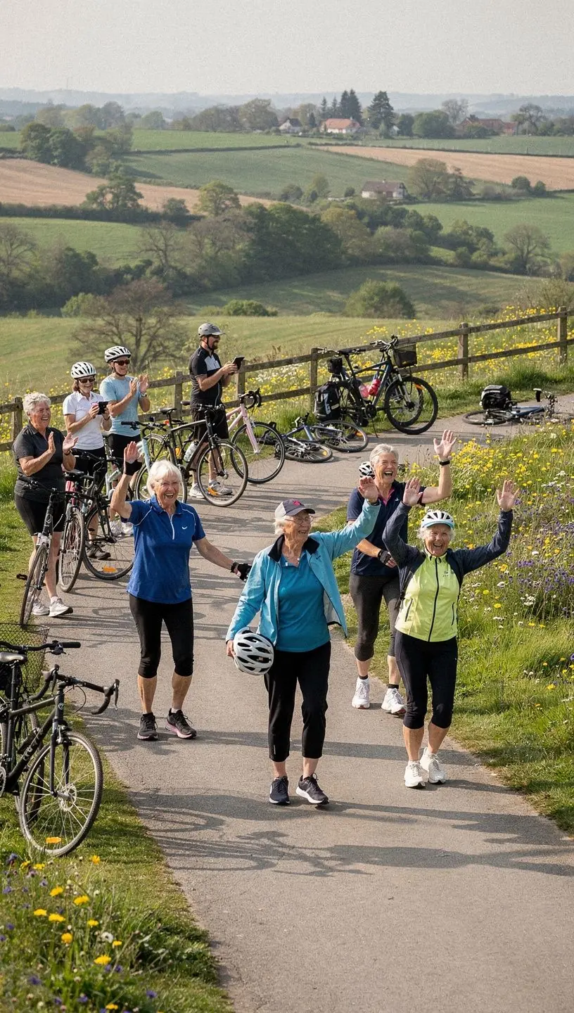 Community dance meetup fostering social connections